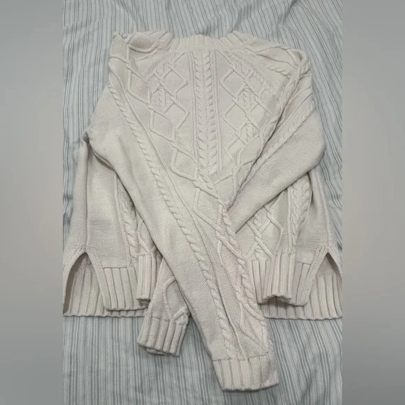 Cable Knit Sweater - Vintage GAP - White knit - Picture 8 of 8